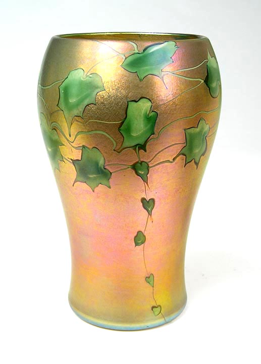 Tiffany Favrile, Oak Leaf Vase