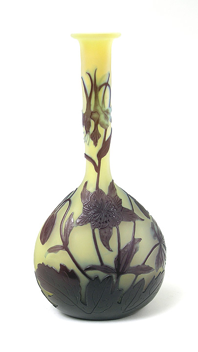Gallé (Galle), Banjo vase