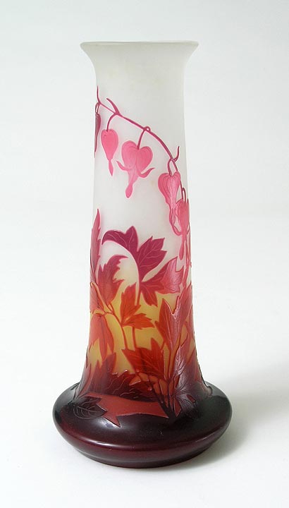 Gallé (Galle), Bleeding Hearts Vase