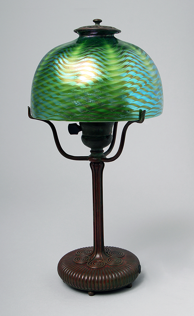 Tiffany Studios, 7" Favrile Lamp