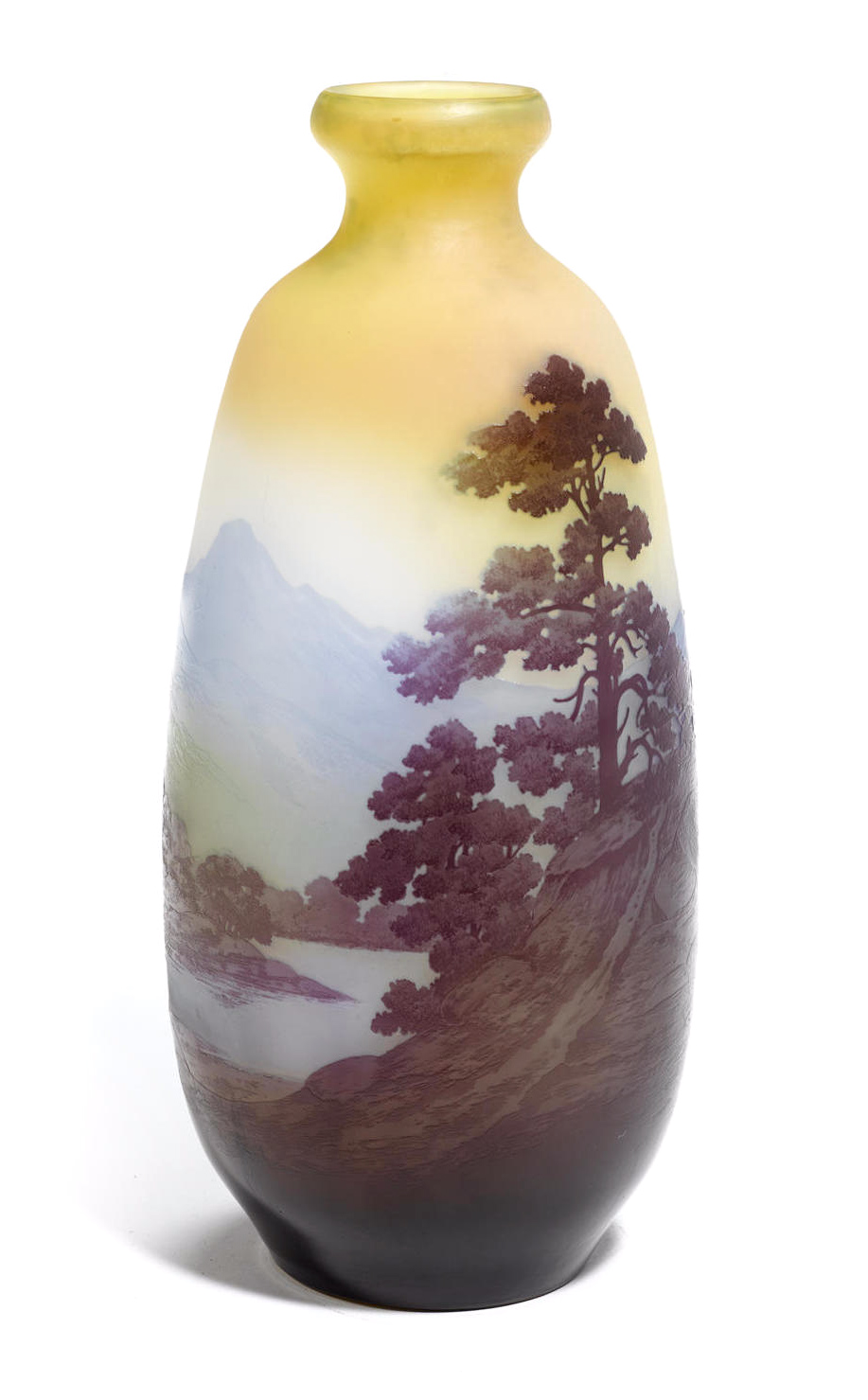 Gallé (Galle), Scenic Mountain Vase