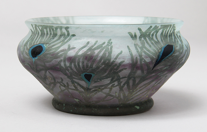 Peacock Feather Bowl