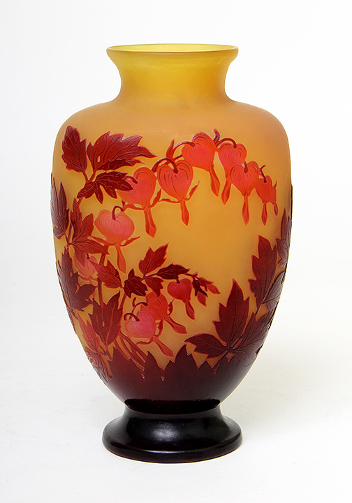 Gallé (Galle), Bleeding Hearts Vase