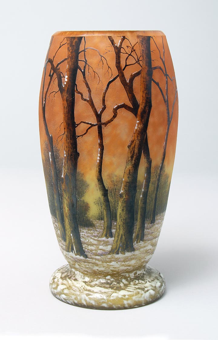 Daum Nancy, Winter Vase