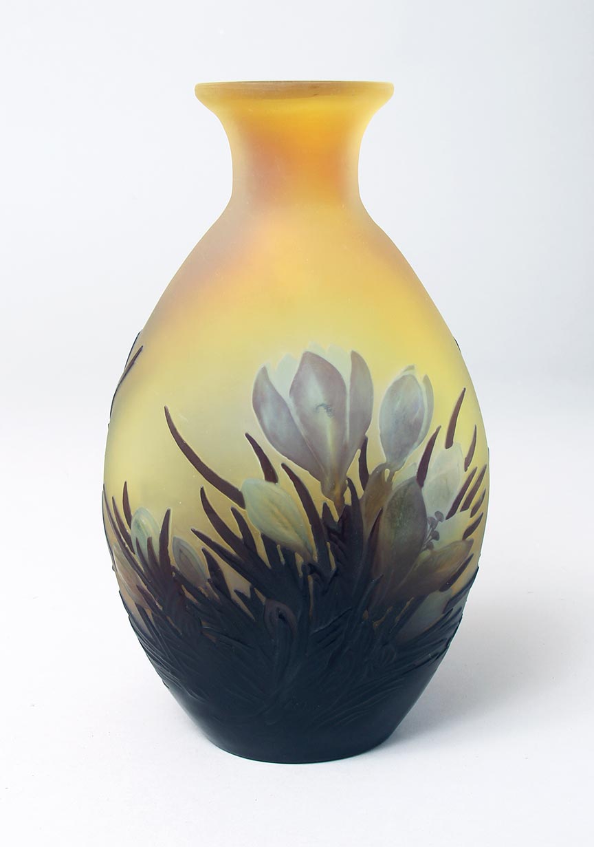 Gallé (Galle), Blownout Crocus Vase