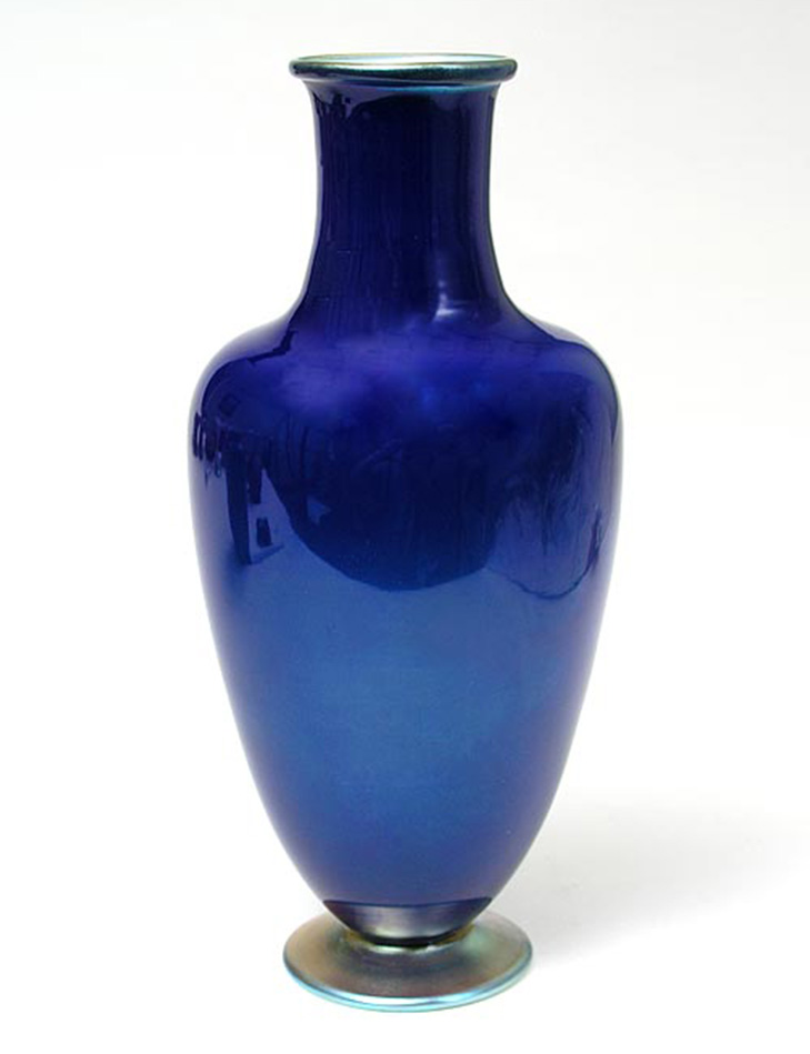 Tiffany Favrile, Cobalt Blue Vase