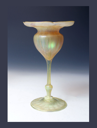 Floriform decorated vase
