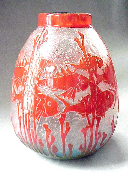 Poissons Vase