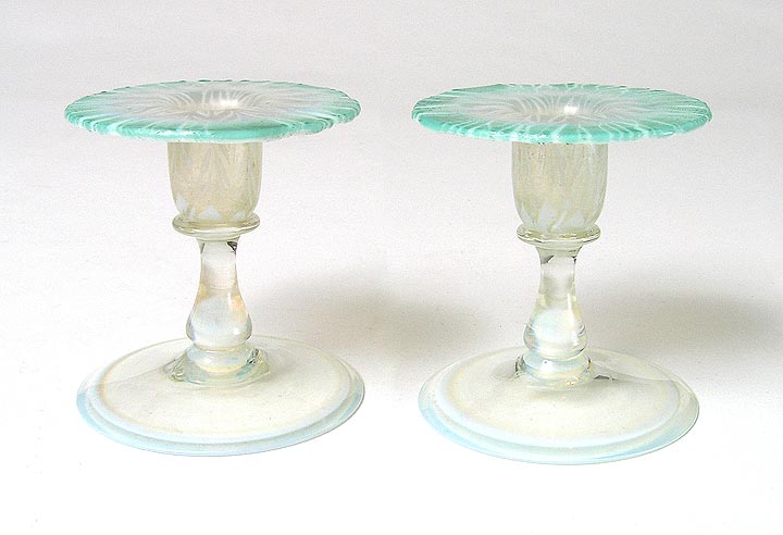Tiffany Favrile, Pastel Candlesticks
