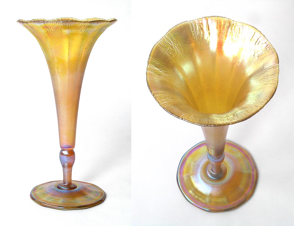 Tiffany Favrile, Trumpet Vase