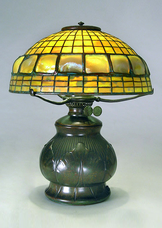 Tiffany Studios, Belted Turtleback Lamp