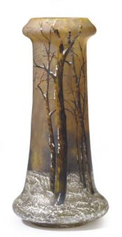 Daum Nancy, Winter Vase