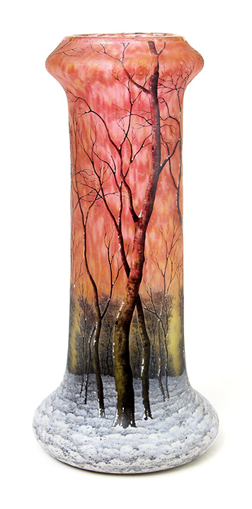 Daum Nancy, Winter Vase