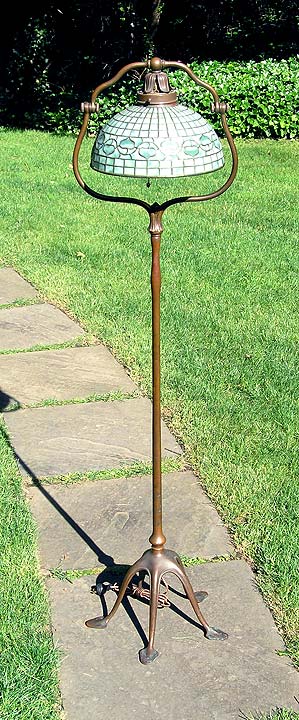 Tiffany Studios, 12" Acorn Floor Lamp