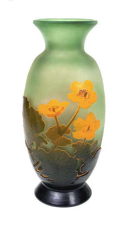 Gallé (Galle), Anemone floral vase