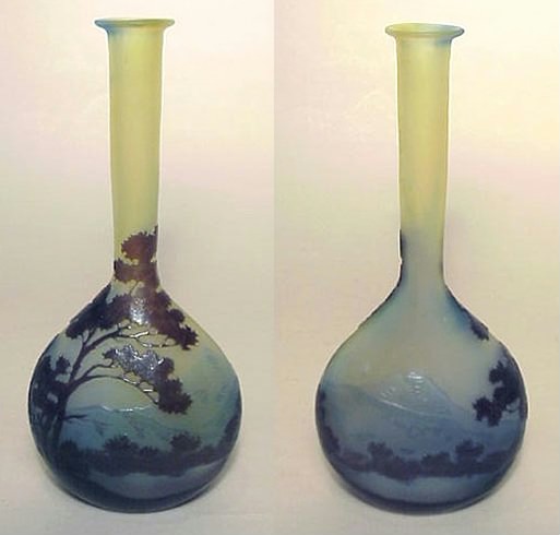 Gallé (Galle), Banjo Vase