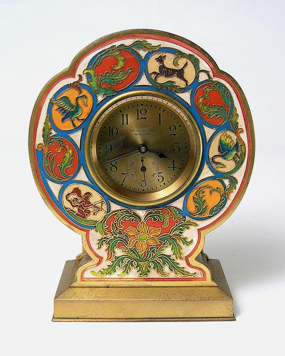 Tiffany Studios, Enameled clock