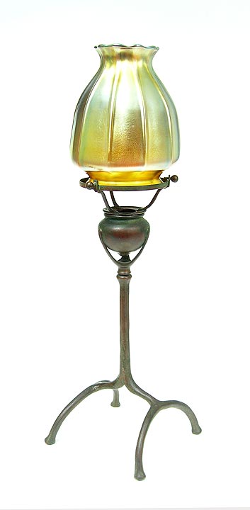 Tiffany Studios, Root candlestick lamp