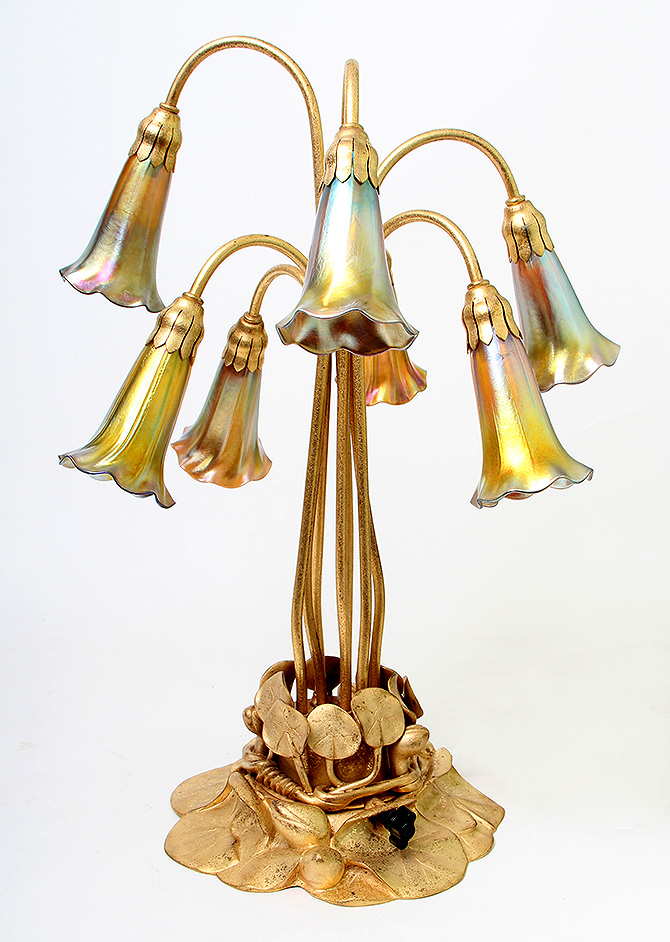 Tiffany Studios, 7-Light Lily Lamp