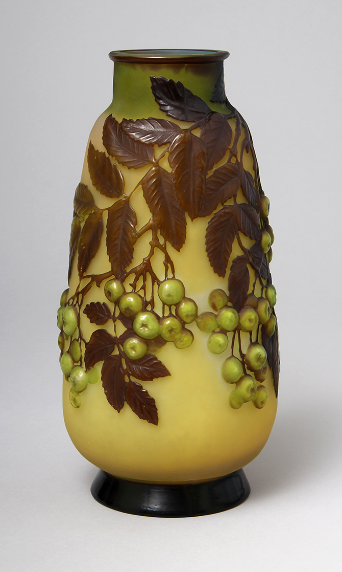 Gallé (Galle), Blownout Berry Vase