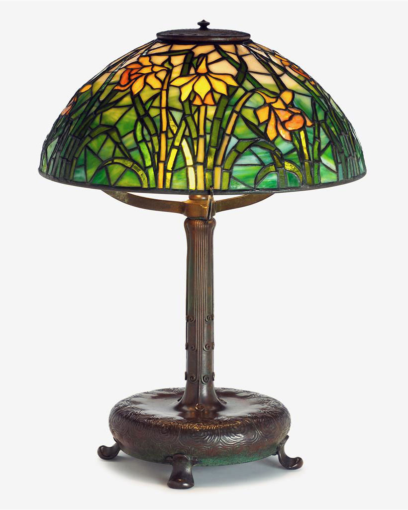 Tiffany Studios, 16" Daffodil Lamp
