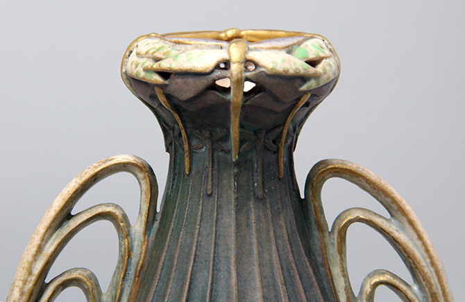 Paul Daschel Dragonfly Vase