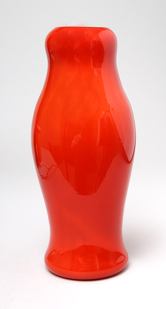Tiffany Favrile, Red-Orange Vase
