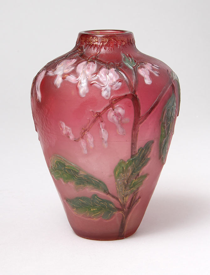 Burgun & Schverer, Bleeding Hearts Vase