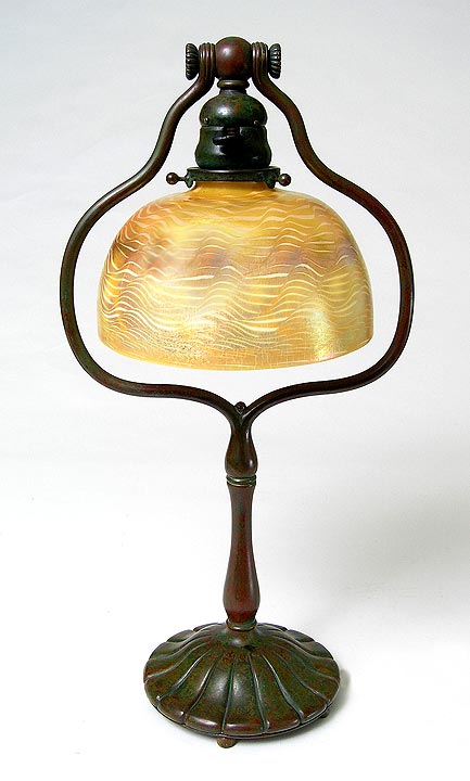 Tiffany Studios, 7" Favrile Desk Lamp