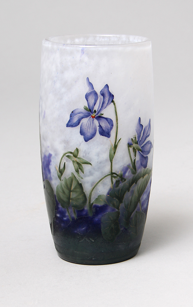 Daum Nancy, Violets Tumbler