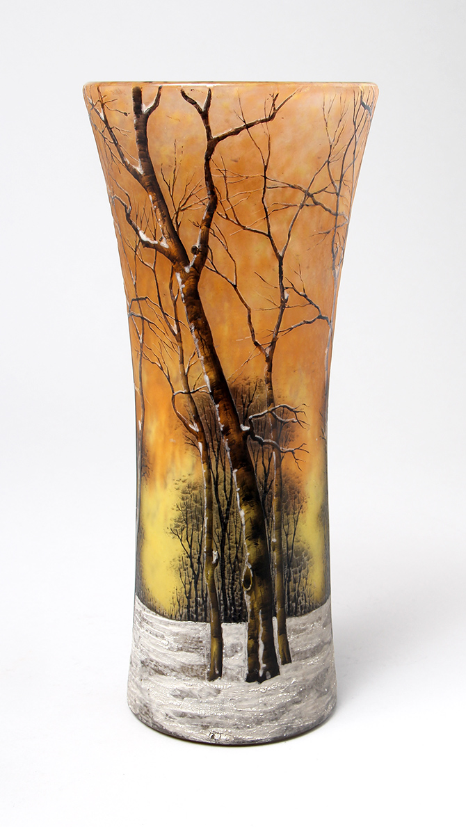 Daum Nancy, Winter Vase