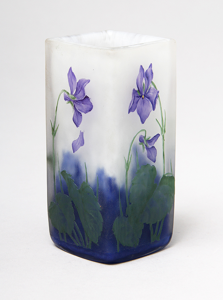 Daum Nancy, Violets Tumbler