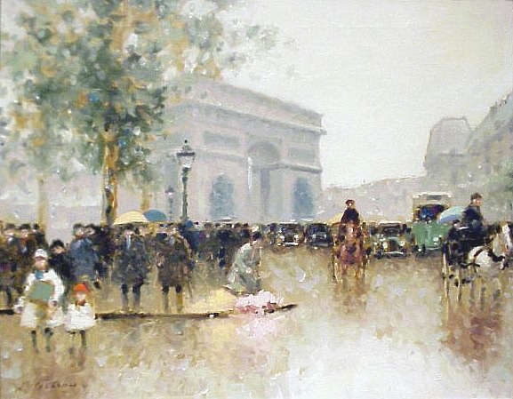 Andre Gisson, Paris flower seller