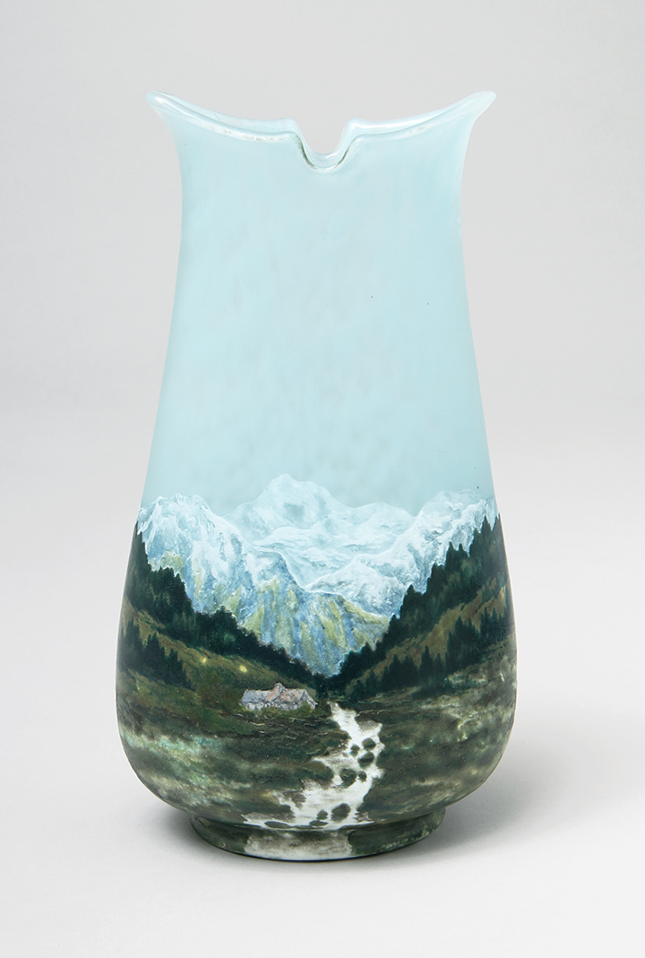 Daum Nancy, Alpine scenic vase