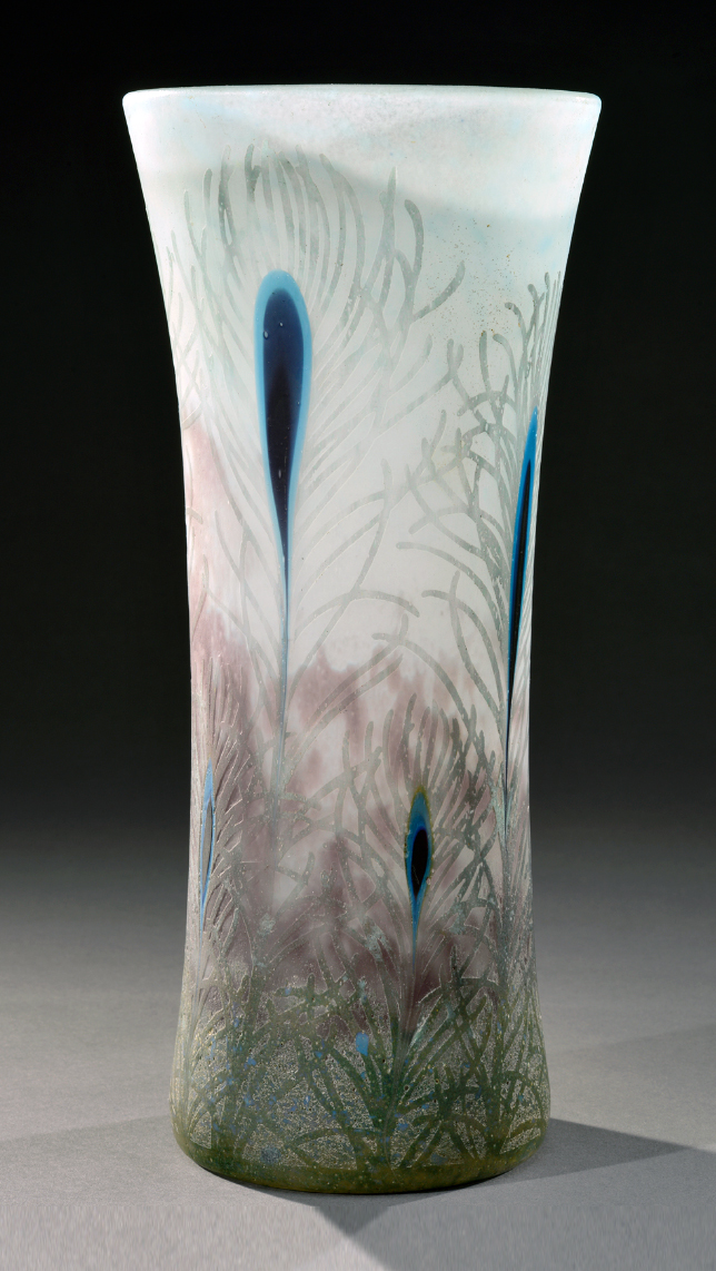 Peacock Feather Vase