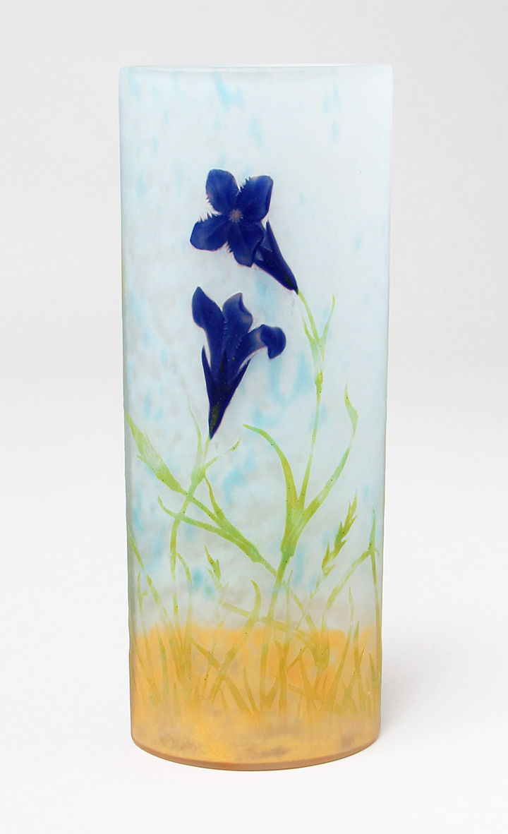 Daum Nancy, Gentian Violet Vase