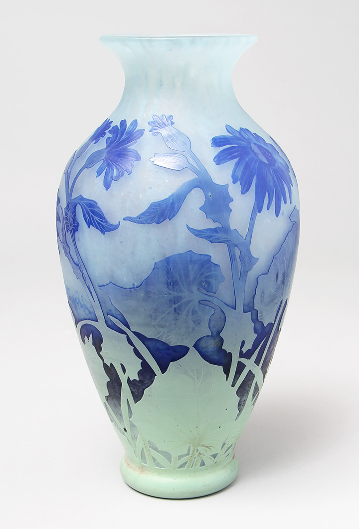 Blue Daisy Vase