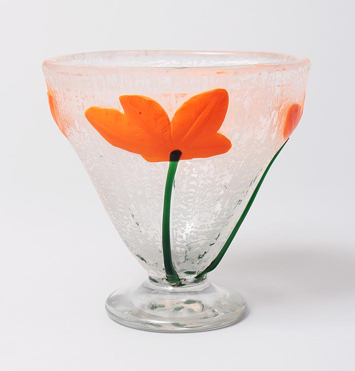 Daum Nancy, Art Deco floral vase