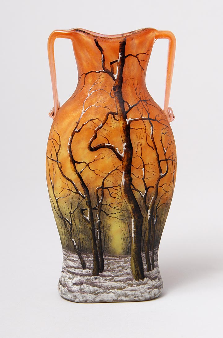 Daum Nancy, Winter Vase