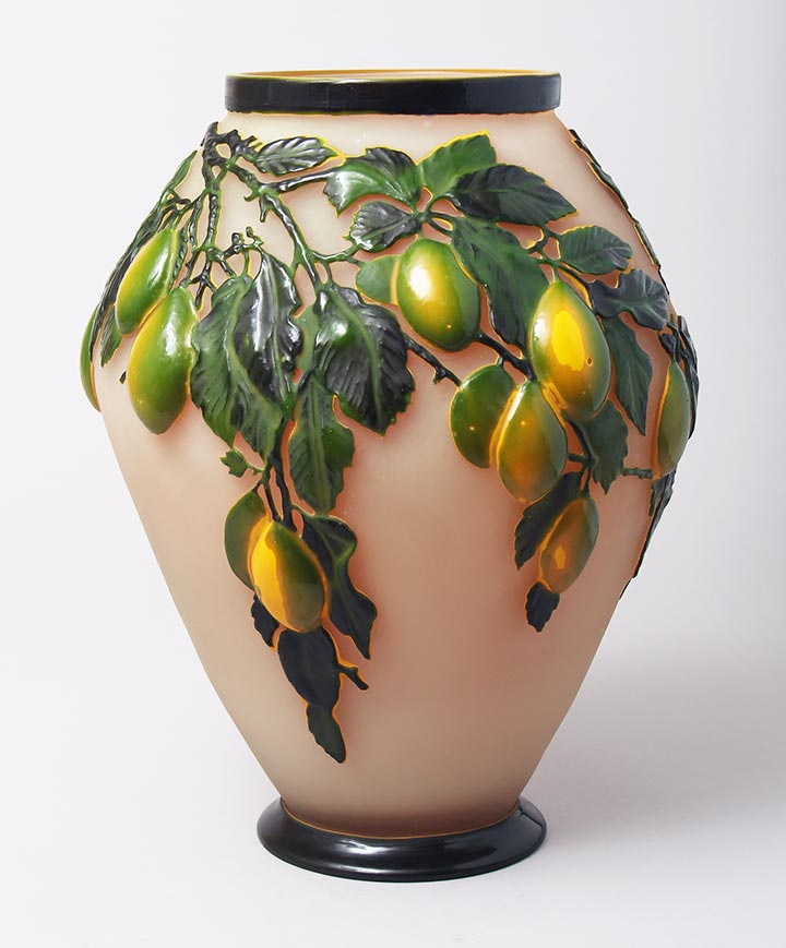 Plum Blownout Vase