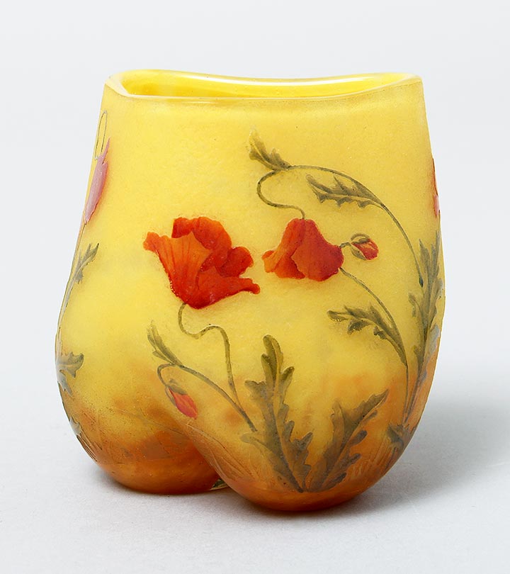 Daum Nancy, Poppy Vase