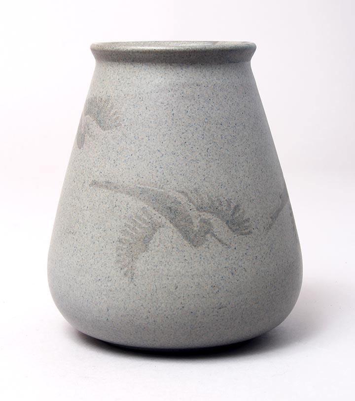 Marblehead, Heron Vase