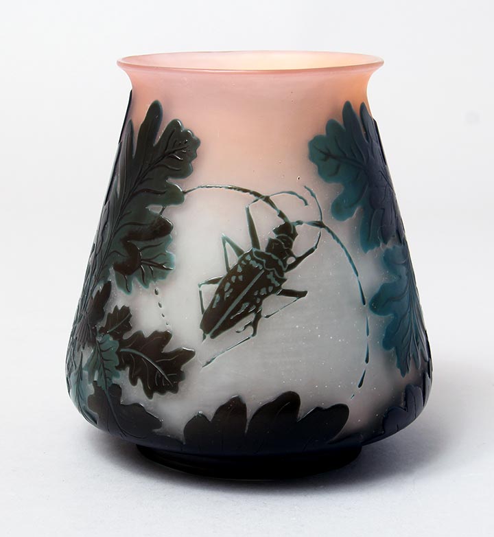 Oak Leaves & Beetle Vase Oak Leaves & Beetle Vase
