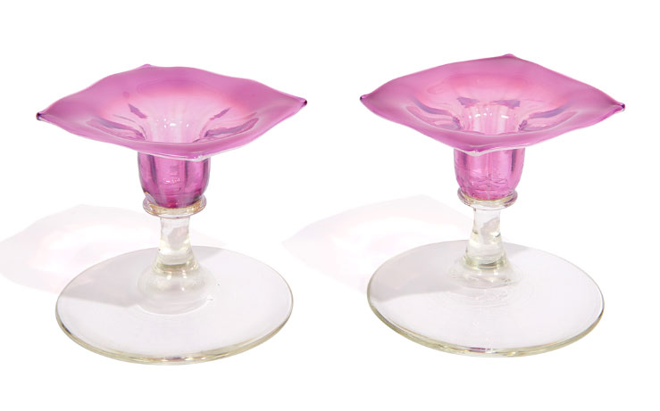 Purple Pastel Candlesticks