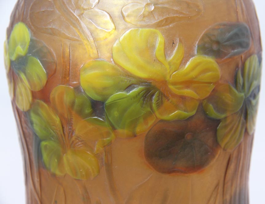Nasturtium Cameo Vase Nasturtium Cameo Vase