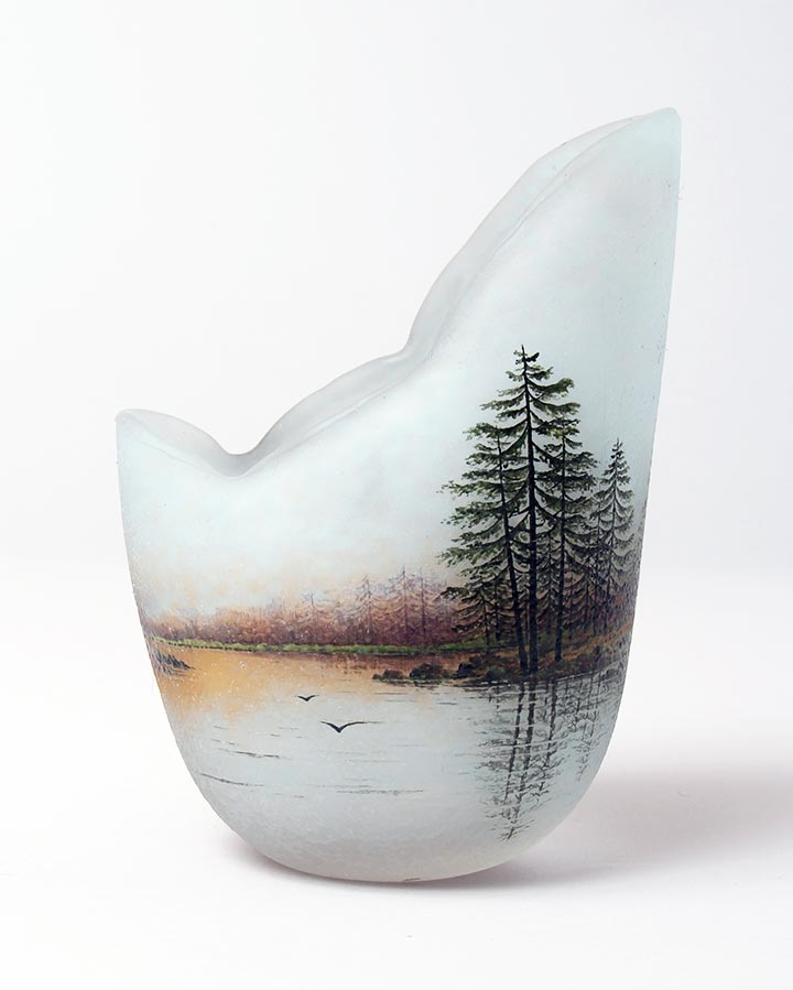 Daum Nancy, Scenic Vase