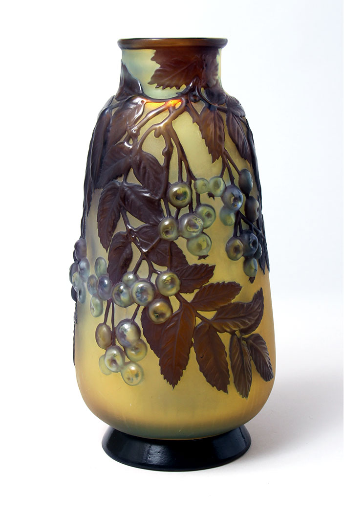 Blownout Rowanberry Vase