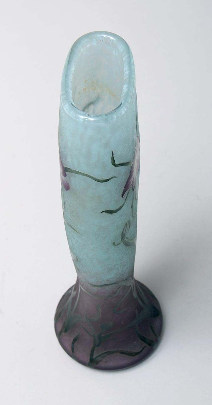 Purple Floral Vase With Bee Purple Floral Vase With Bee