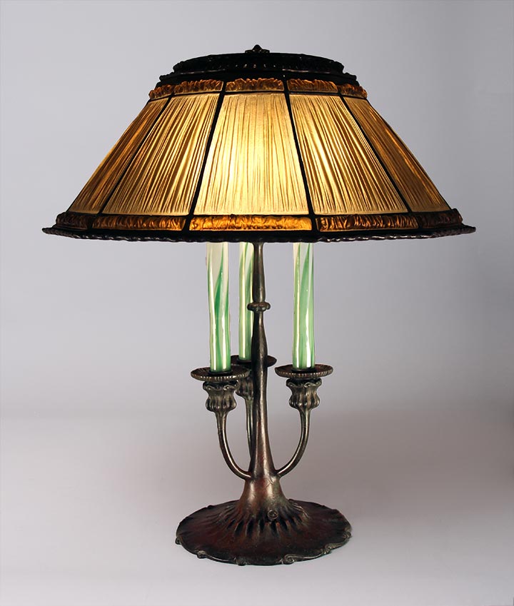 Tiffany Studios, 19" Linenfold