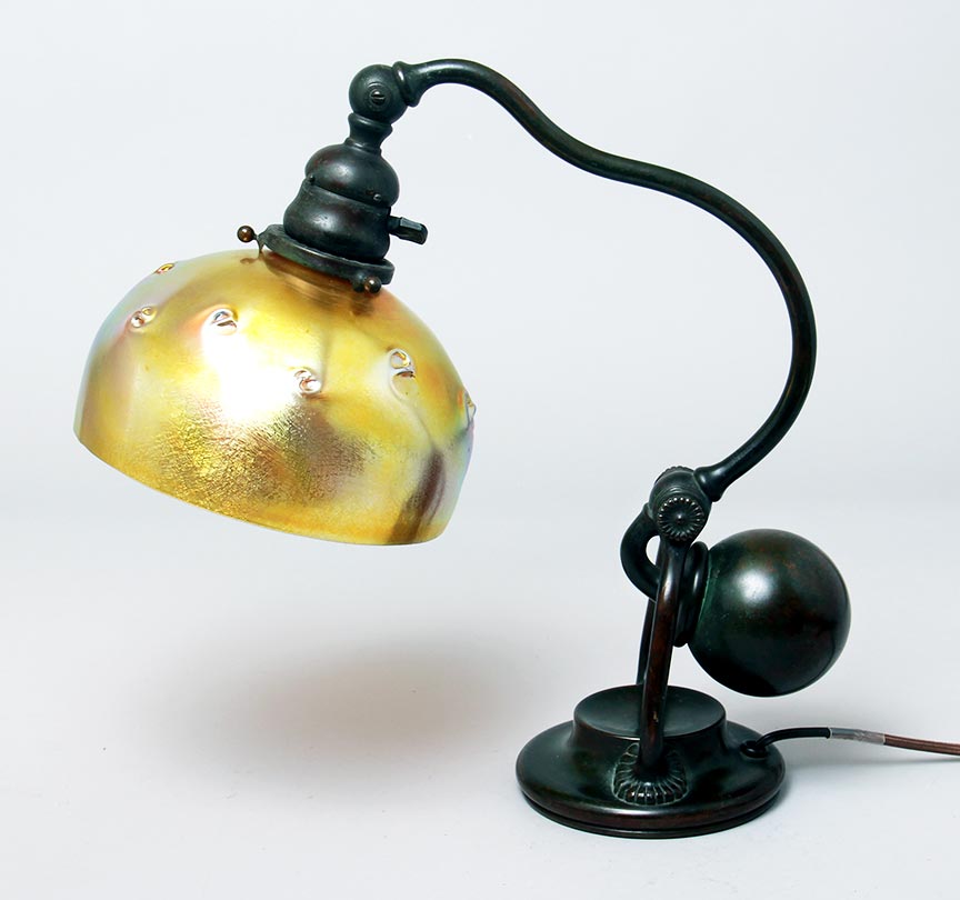 7" Favrile Counterbalance Lamp